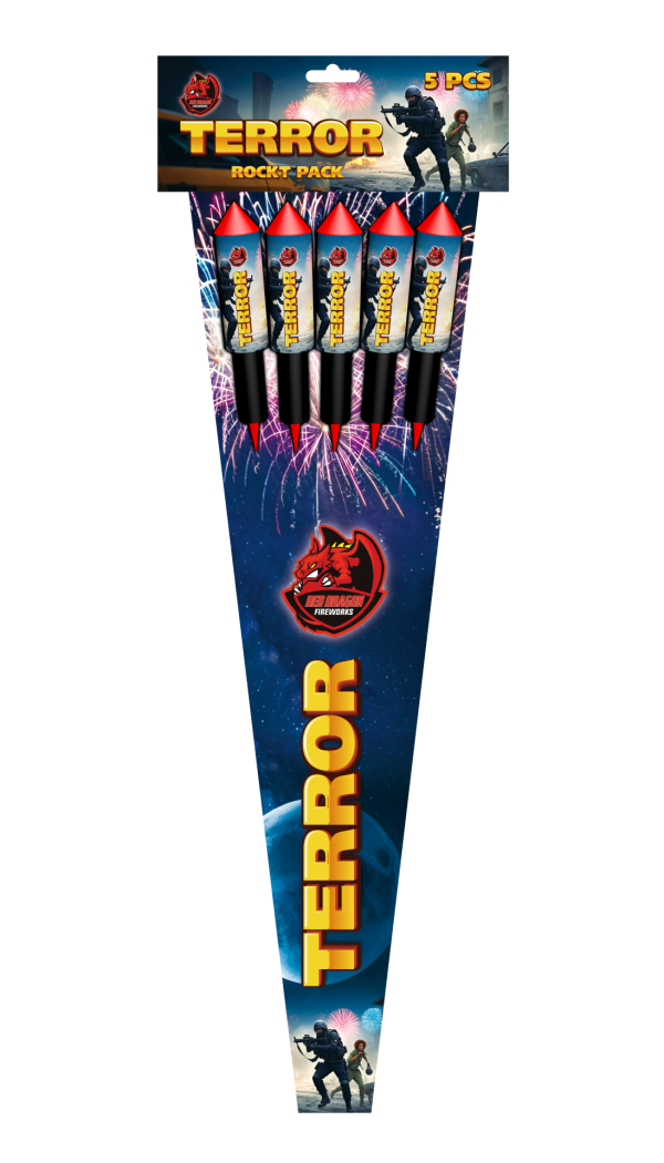 Terror Rocket 5pce PVC Bag & Header (1.3G)